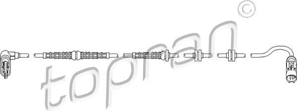 Sensor, wheel speed 722 812