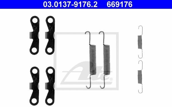 Accessory Kit, parking brake shoes 03.0137-9176.2