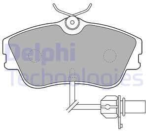 Brake Pad Set, disc brake LP1542