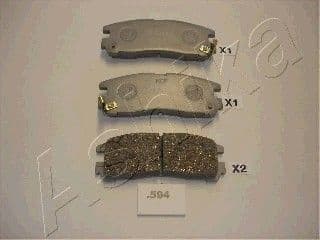 Brake Pad Set, disc brake 51-05-594