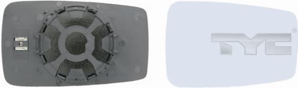 Mirror Glass, exterior mirror 302-0003-1