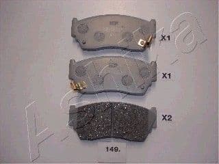 Brake Pad Set, disc brake 50-01-149