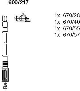 Ignition Cable Kit 600/217