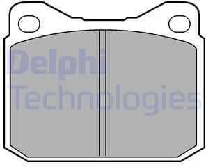 Brake Pad Set, disc brake LP117