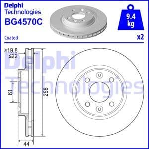 Brake Disc BG4570C