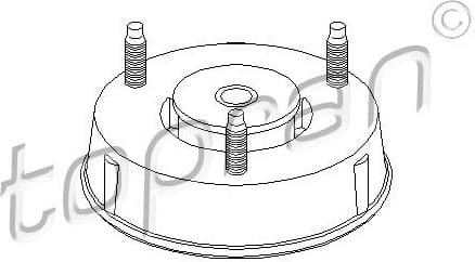 Suspension Strut Support Mount 302 358