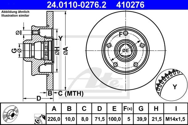 Brake Disc 24.0110-0276.2