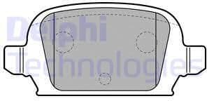 Brake Pad Set, disc brake LP1677
