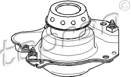 Mounting, manual transmission 103 991