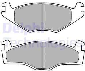 Brake Pad Set, disc brake LP420