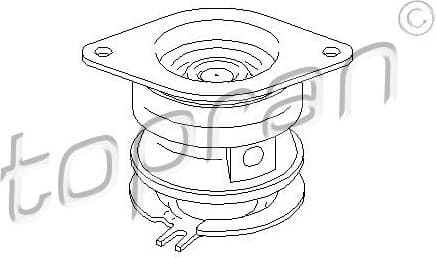 Mounting, engine 103 015