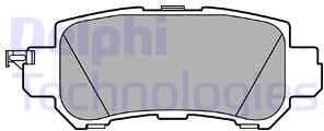 Brake Pad Set, disc brake LP2482
