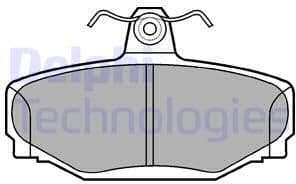 Brake Pad Set, disc brake LP637