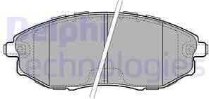 Brake Pad Set, disc brake LP2183