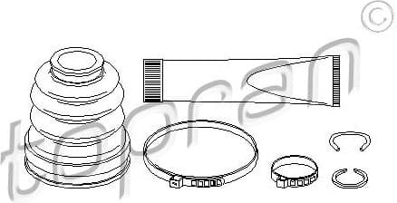 Bellow Kit, drive shaft 301 941