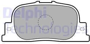 Brake Pad Set, disc brake LP1740