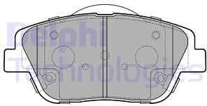 Brake Pad Set, disc brake LP2688
