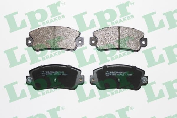 Brake Pad Set, disc brake 05P128