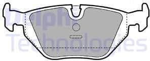 Brake Pad Set, disc brake LP907