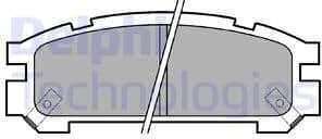 Brake Pad Set, disc brake LP814