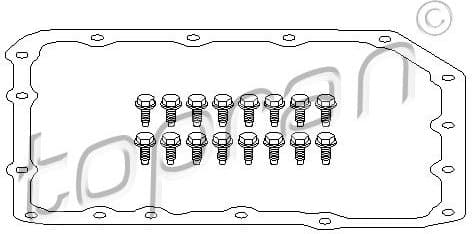 Gasket, automatic transmission oil sump 500 784
