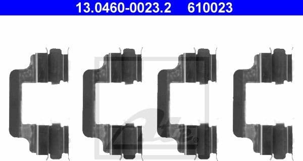 Accessory Kit, disc brake pad 13.0460-0023.2