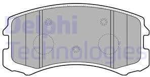 Brake Pad Set, disc brake LP1901