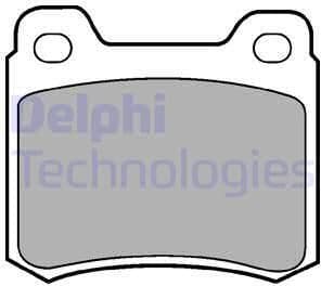 Brake Pad Set, disc brake LP440