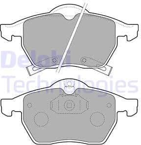 Brake Pad Set, disc brake LP1731