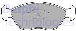 Brake Pad Set, disc brake LP1443
