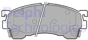 Brake Pad Set, disc brake LP801