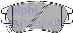 Brake Pad Set, disc brake LP2062