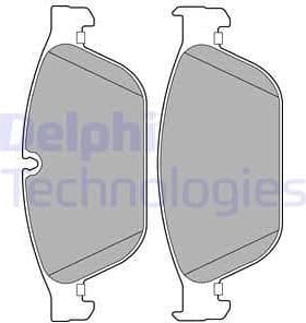 Brake Pad Set, disc brake LP2239