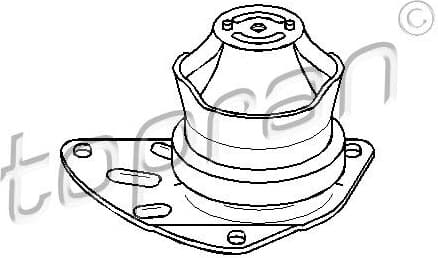 Mounting, engine 110 317