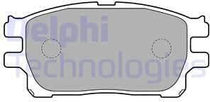 Brake Pad Set, disc brake LP1784