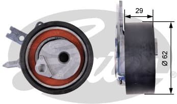 Tensioner Pulley, timing belt PowerGrip™ T43218