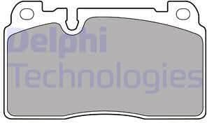 Brake Pad Set, disc brake LP2491