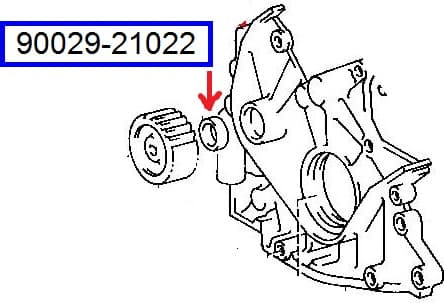 Seal oil pump drive 90029-21022 - image 2