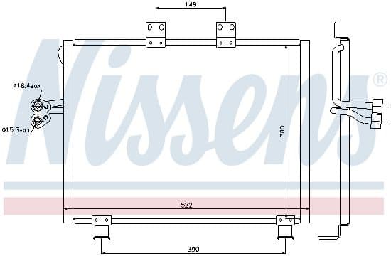 Condenser, air conditioning 940017