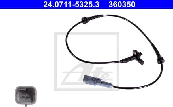 Sensor, wheel speed 24.0711-5325.3