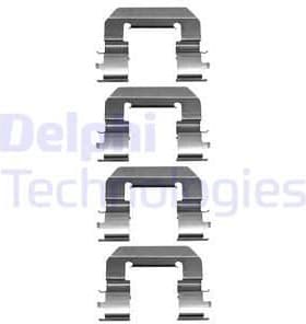 Accessory Kit, disc brake pad LX0667