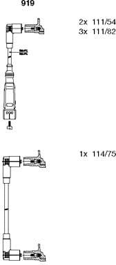 Ignition Cable Kit 919