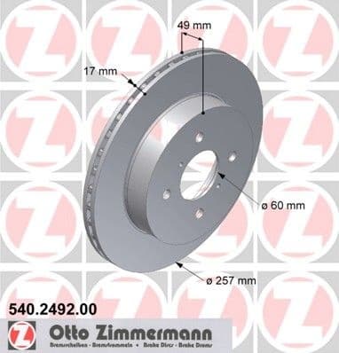 Brake Disc 540.2492.00