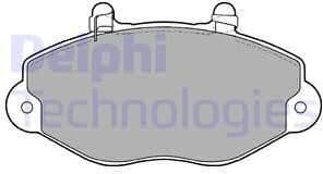 Brake Pad Set, disc brake LP1418