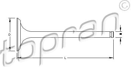 Exhaust Valve 700 654 - image 2