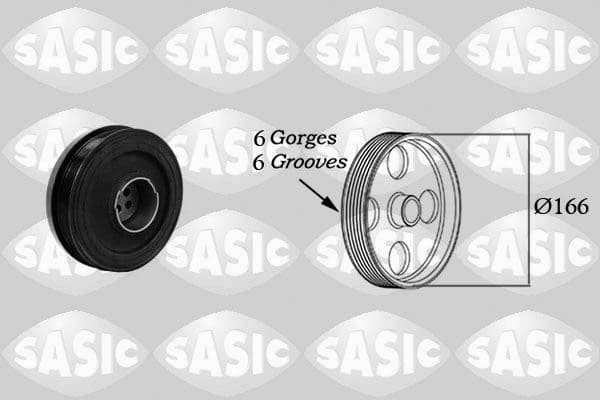 Belt Pulley, crankshaft 2156054