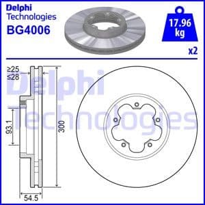 Brake Disc BG4006