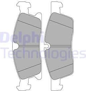 Brake Pad Set, disc brake LP2298