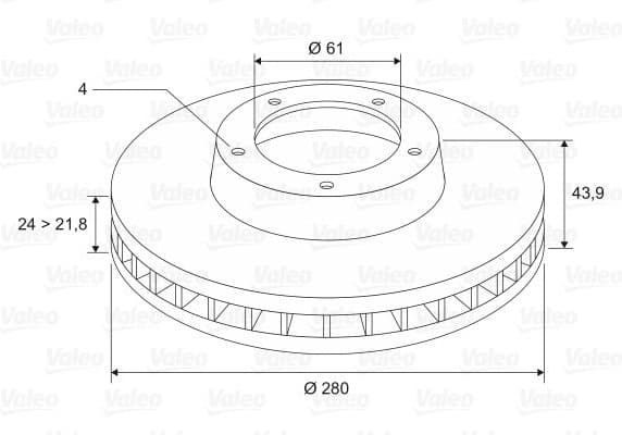 Brake Disc 186655 - image 2