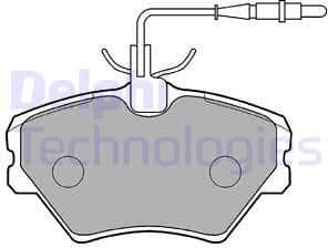 Brake Pad Set, disc brake LP862